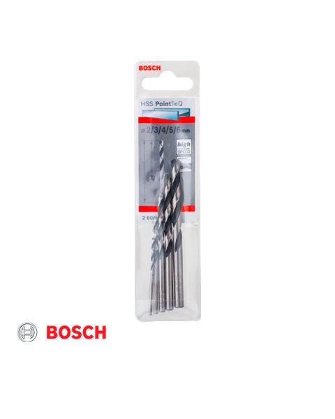 Brocas para metal de 2 a 6 mm, 5 piezas
