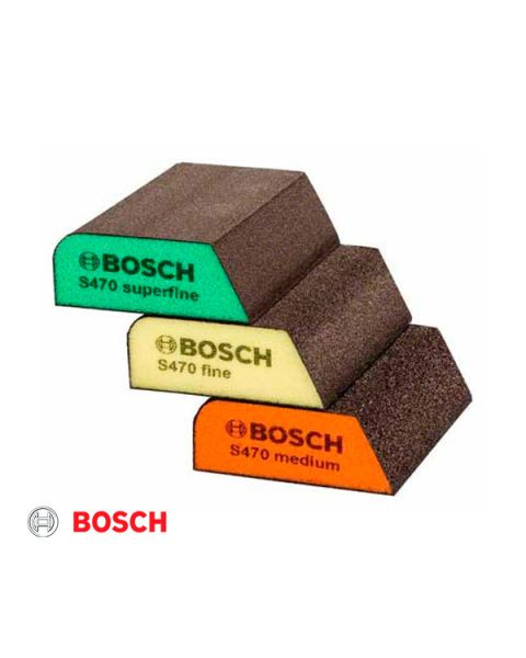 Set de esponjas abrasivas medio, fino, superfino