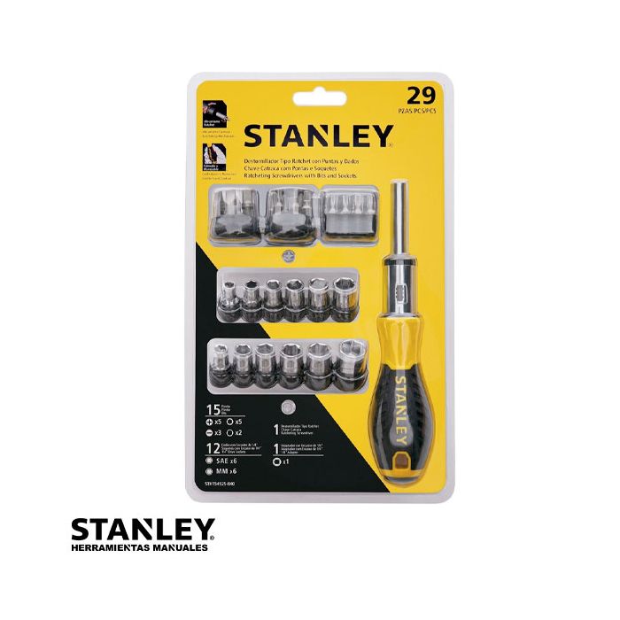 Stanley Mechanics - Juego de destornilladores de 14 piezas con mango de  acetato