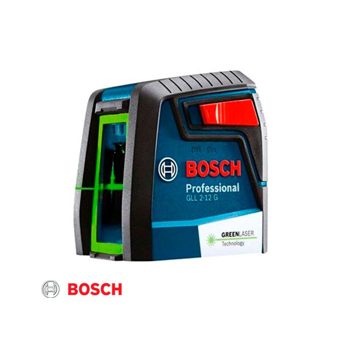 Nivel Laser Autonivelante Bosch Gll 2 12 Lineas Verde Metros Soporte Bolso  Durlock Cielo Raso Cruzada Green Profesional