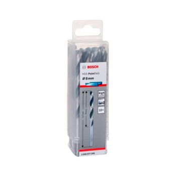 Brocas para metal PointTeQ 10 piezas, 8 mm