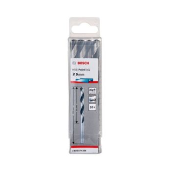 Brocas para metal PointTeQ 10 piezas, 9x125 mm