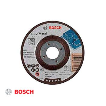 disco de desbaste amoladora 4x4 8mm metal bosch