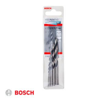 pack brocas hss pointteq 5pzas bosch