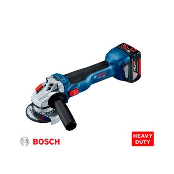 Amoladora 4 1/2" 18 V, 2,1 kg + batería