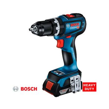 Taladro atornillador percutor  a batería 18 V, 4ah