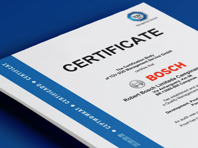 Certificado calidad bosch 1