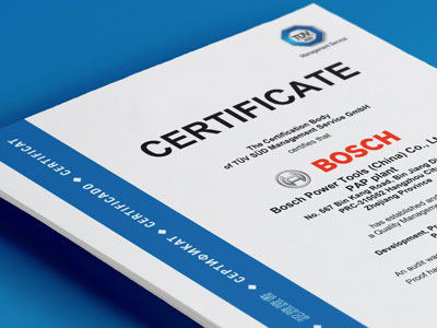 Certificado calidad bosch 2